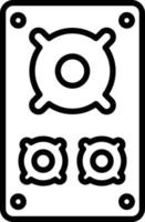 New Year Speaker Icon Style vector