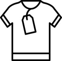 estilo de icono de venta de camisa vector