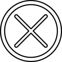 Close Icon Style vector