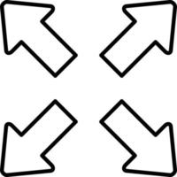 Expand Icon Style vector