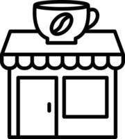 Coffee Shop Icon Style vector