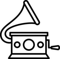 Gramophone Icon Style vector