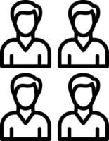 Audience Insight Icon Style vector