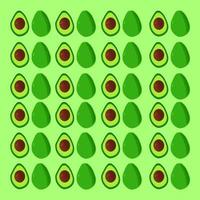 Avocado Pattern, good for background vector