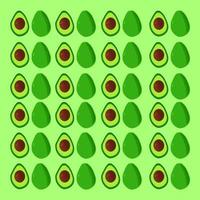 Avocado Pattern, good for background vector