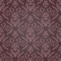 Classic Damask Seamless Pattern vector