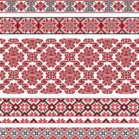 Ethnic Fabric Carpet Ornaments 02 vector