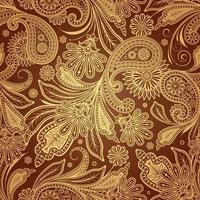 Seamless Gold Pattern 02 vector