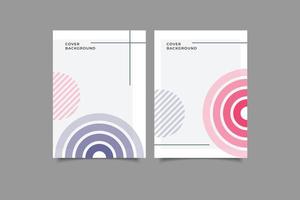colección de portadas de negocios geométricos vector