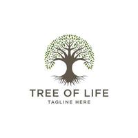 Family Tree of Life Logo design vector