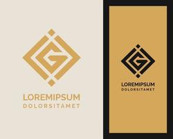 Diseño de logotipo letra jg. símbolo de monograma monocromo mínimo creativo. emblema de vector elegante universal. logotipo de empresa premium. símbolo del alfabeto gráfico para la identidad corporativa