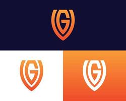 Diseño de logotipo letra gv. símbolo de monograma monocromo mínimo creativo. emblema de vector elegante universal. logotipo de empresa premium. símbolo del alfabeto gráfico para la identidad corporativa