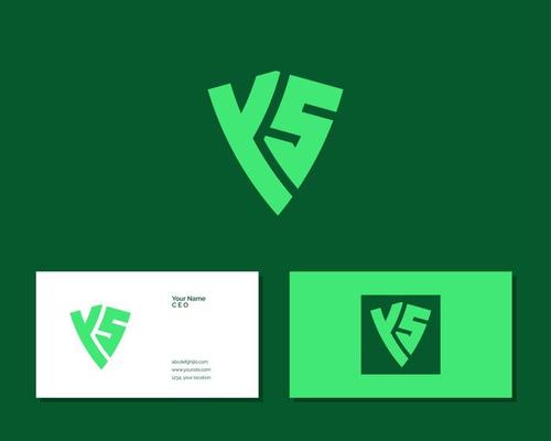 Letter Y S logo design. creative minimal monochrome monogram symbol. Universal elegant vector emblem. Premium business logotype. Graphic alphabet symbol for corporate identity