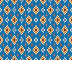 Pattern Ethnic fabric texture Geometric Vector Aztec oriental illustration retro ceramic tile