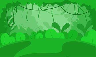 fondo de bosque plano vector