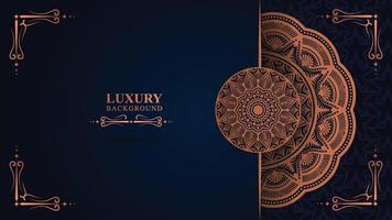 Luxury floral pattern texture and traditional Arabian mandala concept, use for Islamic Ramadan banner design, business card greeting card. vector