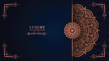 Luxury floral pattern texture and traditional Arabian mandala concept, use for Islamic Ramadan banner design, business card greeting card. vector