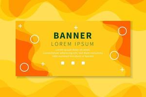 Modern style banner vector geometric abstract background