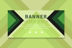 Modern style banner vector geometric abstract background