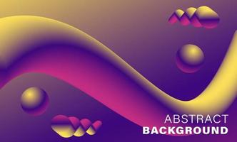 Colorful modern fluid abstract background vector