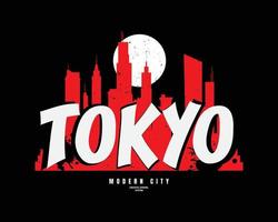 Vector illustration of letter graphic. Tokyo, perfect for designing t-shirts, shirts, hoodies etc.