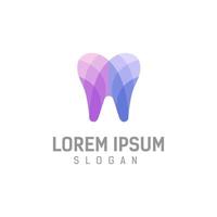 plantilla de diseño de logotipo dental vector