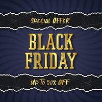 black friday sale concept design template vector