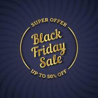 black friday sale concept design template vector