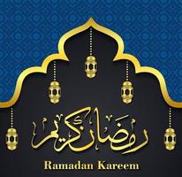 ramadan kareem Islamic design vector