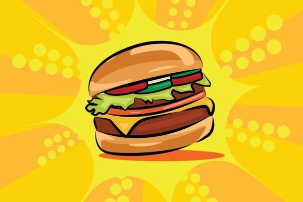 Free fastfood - Vector Art