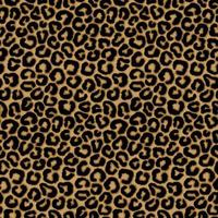 Impresionante motivo animal leopardo vector diseño de patrones sin fisuras