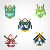 vector de diseño de logotipo de béisbol