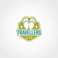 vector de diseño de logotipo de viajeros