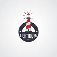 Lighthouse Logo Design Vector