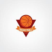 vector de diseño de logotipo de baloncesto. adecuado para el logotipo de su equipo de baloncesto