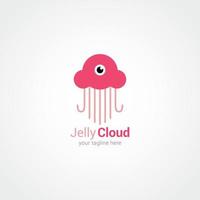 Jellyfish Logo Design Vector. Suitable for your business logo vector