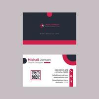 Corporate Business Card Design vector