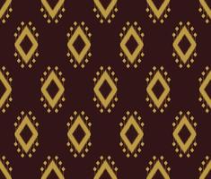Ikat pattern seamless design. vector