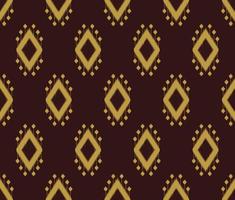 Ikat pattern seamless design. vector