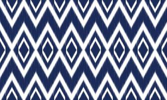 Ikat pattern seamless design. vector