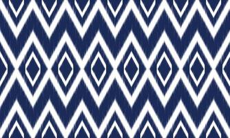 Ikat pattern seamless design. vector