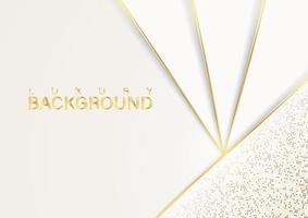 luxury gold  background with creamy color and geometric shapes overlap layer. Vector. illustration. vector