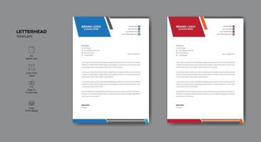 Minimalist style letterhead design for your business. Letterhead design for your business or project. vector