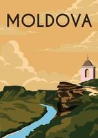Moldova Vector Illustration Background