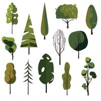 Set of Nature Tree vector