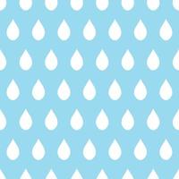 White Rain Blue Background vector