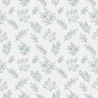 Flower Seamless Pattern Background vector