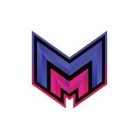 Initial M,M for gaming etc,Logo Designs Vector editable as you wish.