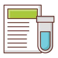 lab test Vector illustration on a transparent background. Premium quality symbols. Vector Line Flat color  icon for concept and graphic design.