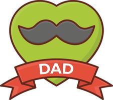 dad Vector illustration on a transparent background. Premium quality symbols. Vector Line Flat color  icon for concept and graphic design.